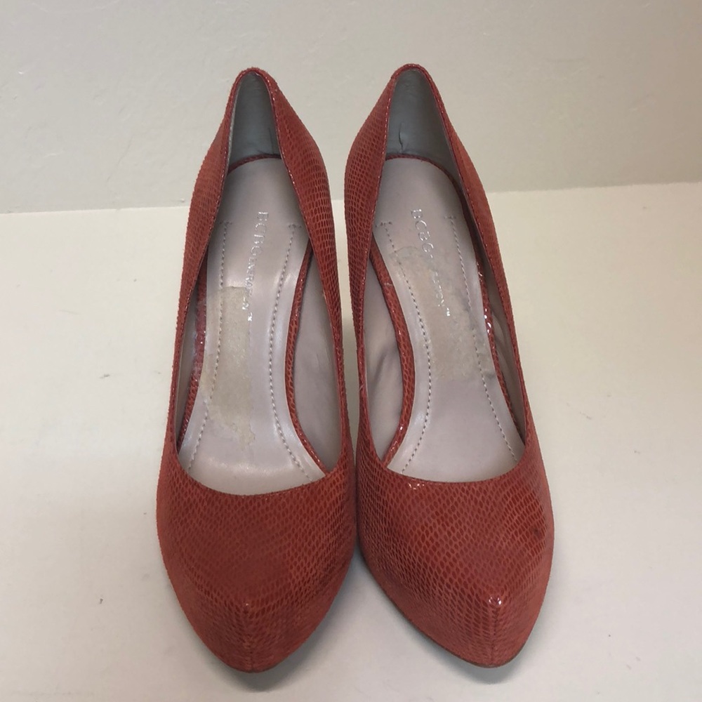 BCBGenratiom heels.  Gently worn. Coral/orangish